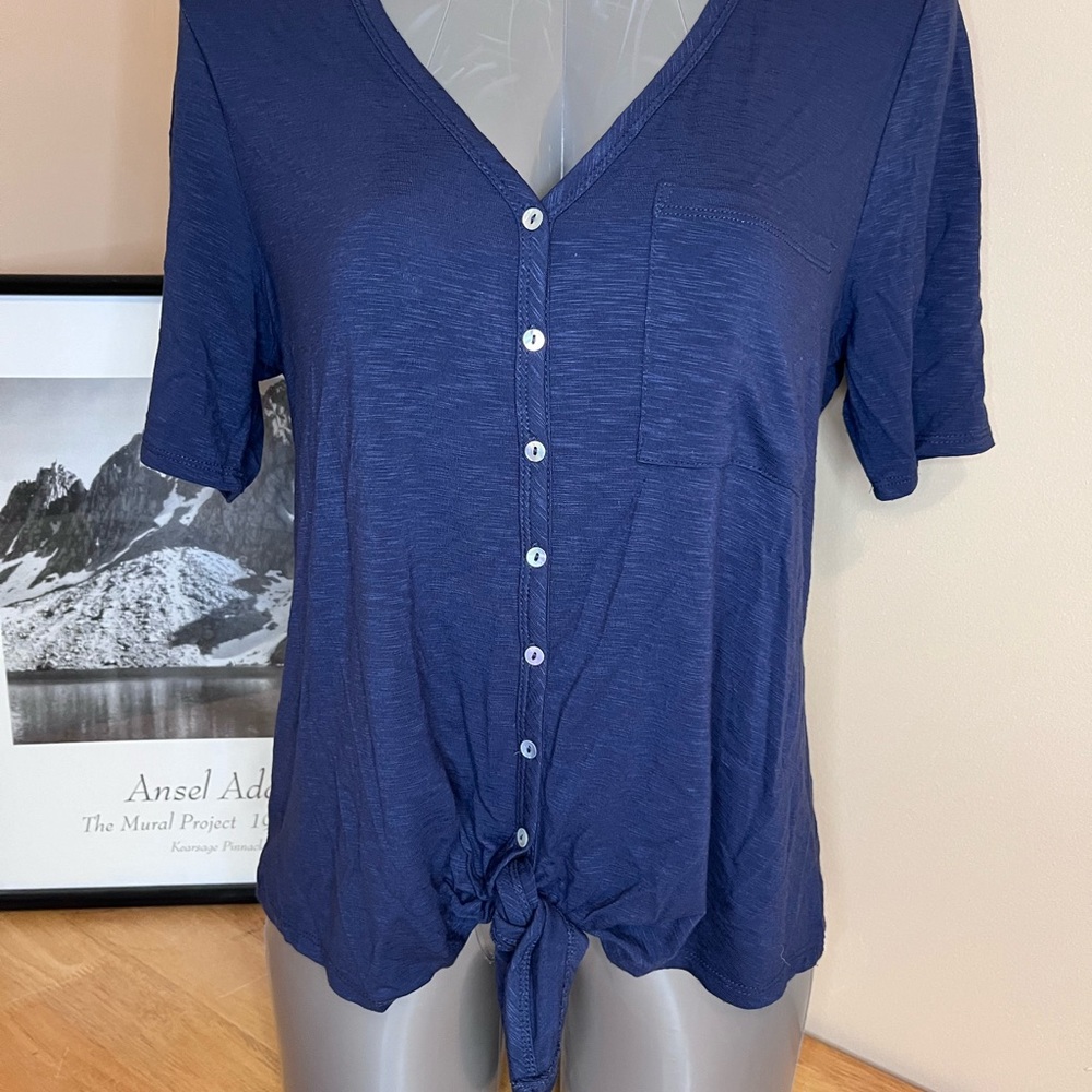 Matty M Blue Button Down Shirt